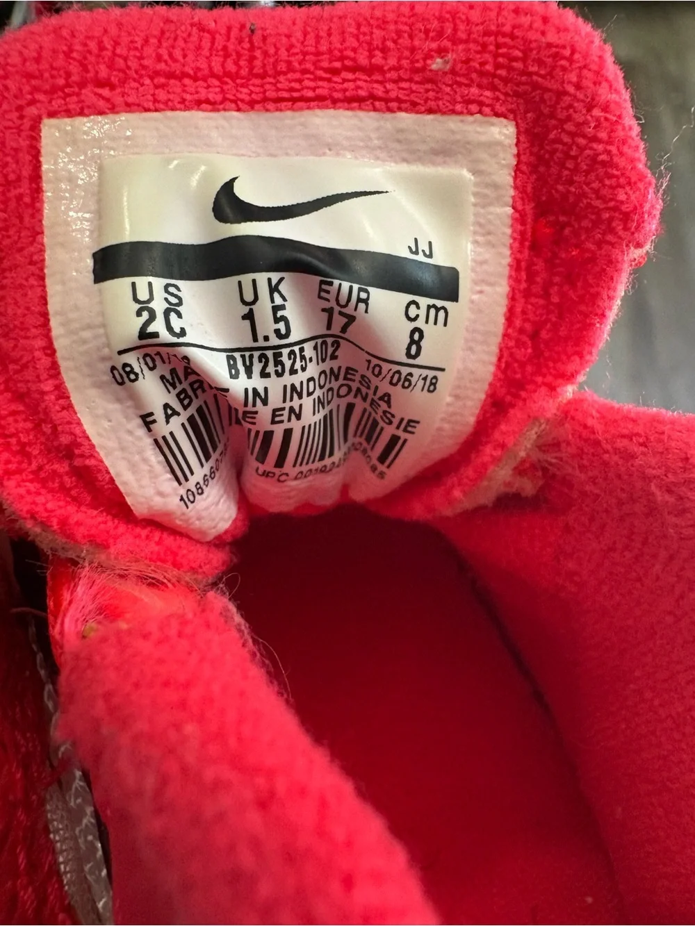 Nike bright pink